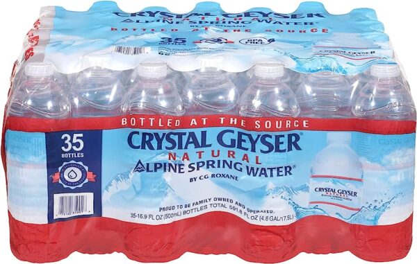 Crystal Geyser Water 35ct case