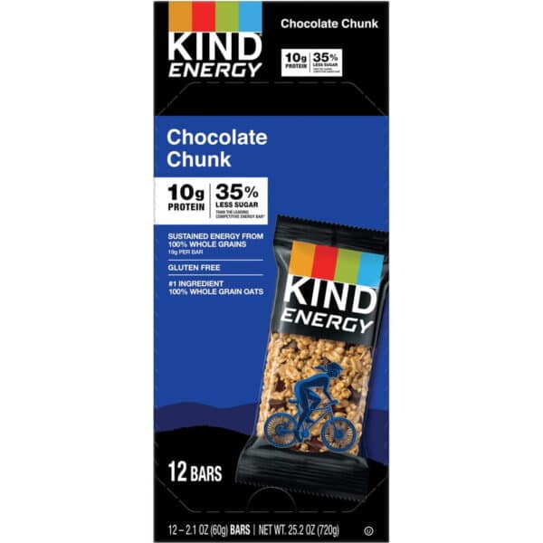 Kind Energy Choc Chunk 12/2Oz