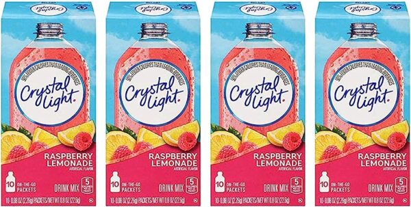 On The Go Rasp Lemon Cold Drink Mixes